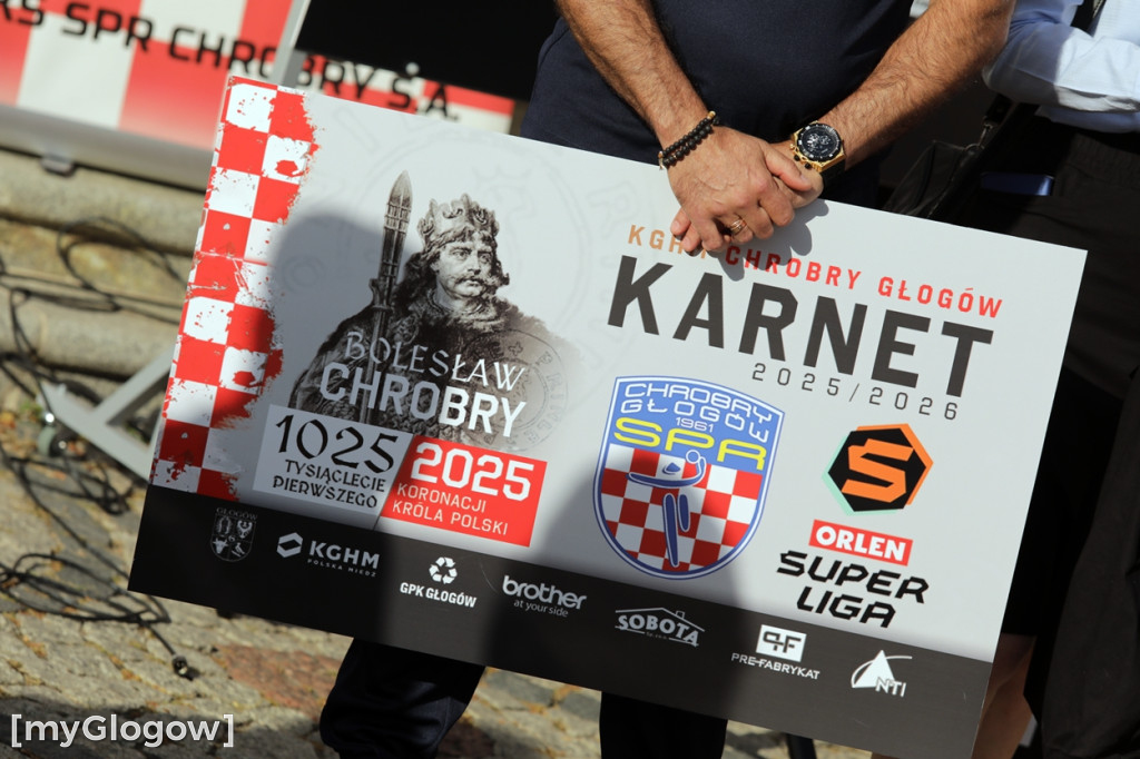 Szczypiorniści Chrobrego Głogów na rynku