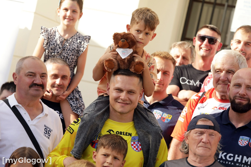 Szczypiorniści Chrobrego Głogów na rynku
