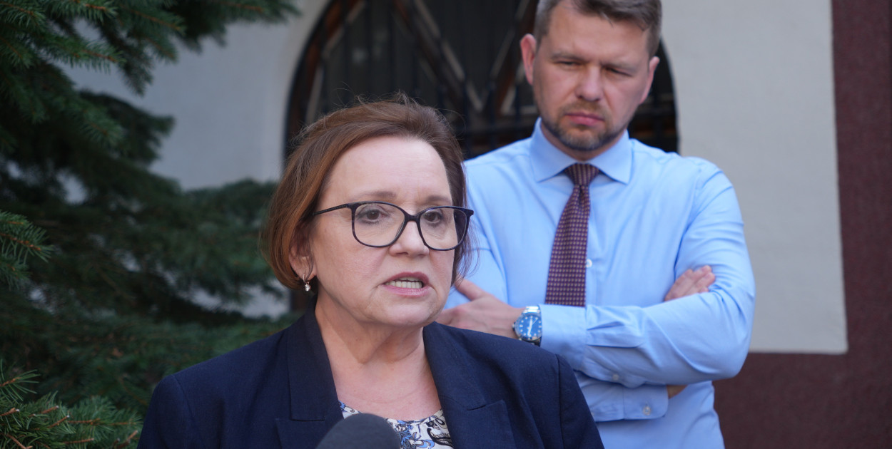 Anna Zalewska w Głogowie. Ostro o wiatrakach