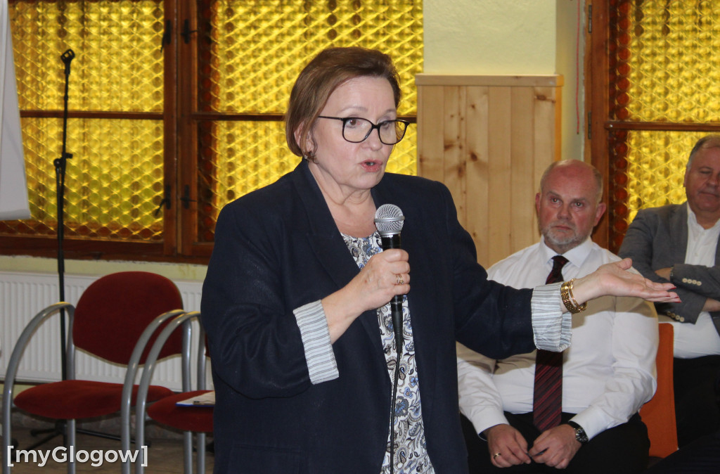 Anna Zalewska w Głogowie. Ostro o wiatrakach
