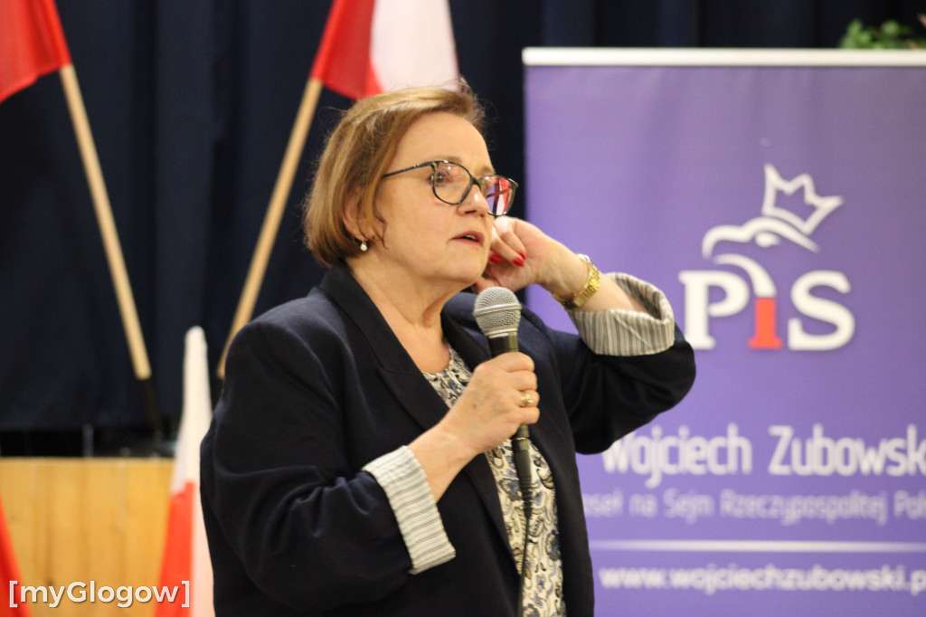 Anna Zalewska w Głogowie. Ostro o wiatrakach