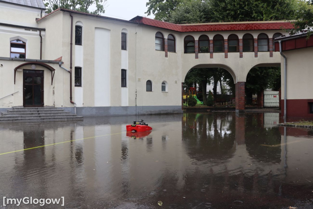 Głogów po deszczu