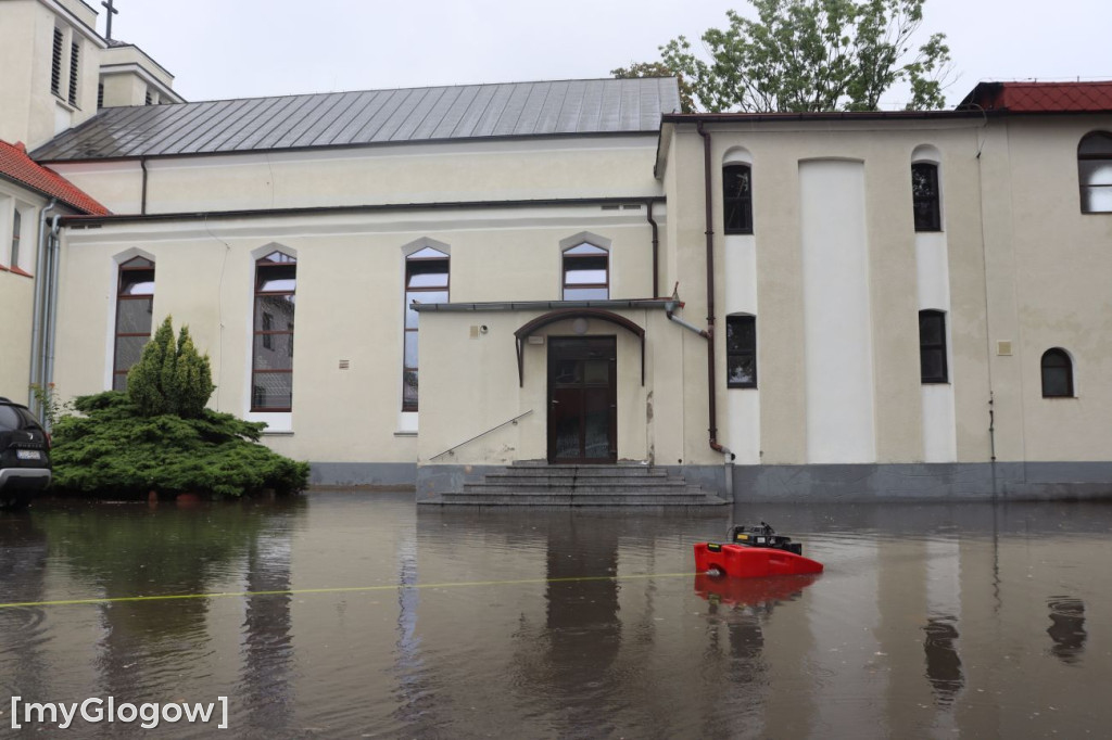 Głogów po deszczu