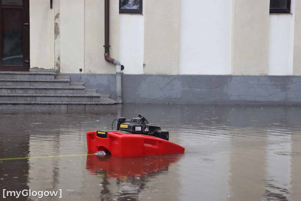 Głogów po deszczu