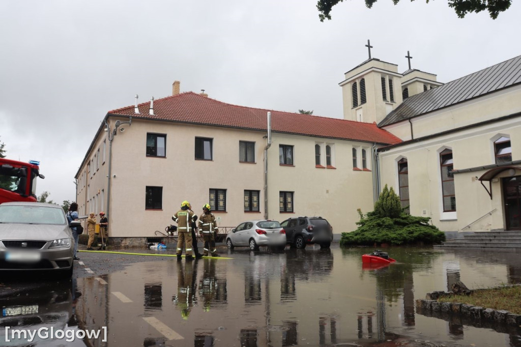 Głogów po deszczu