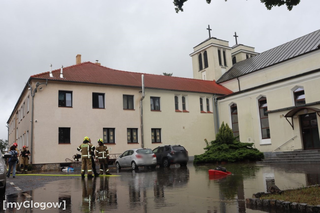 Głogów po deszczu