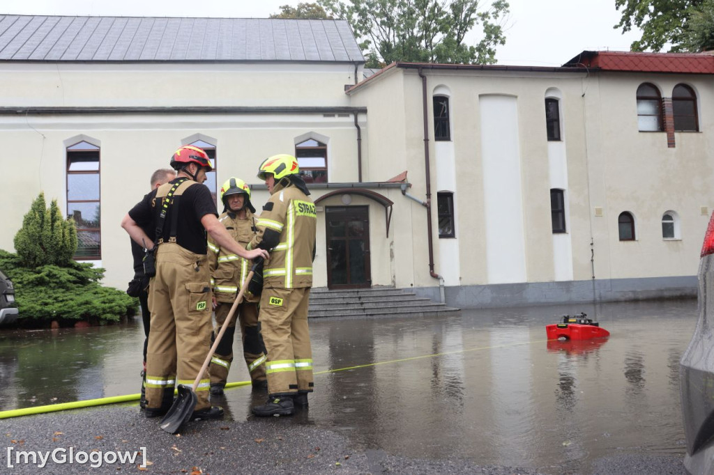 Głogów po deszczu