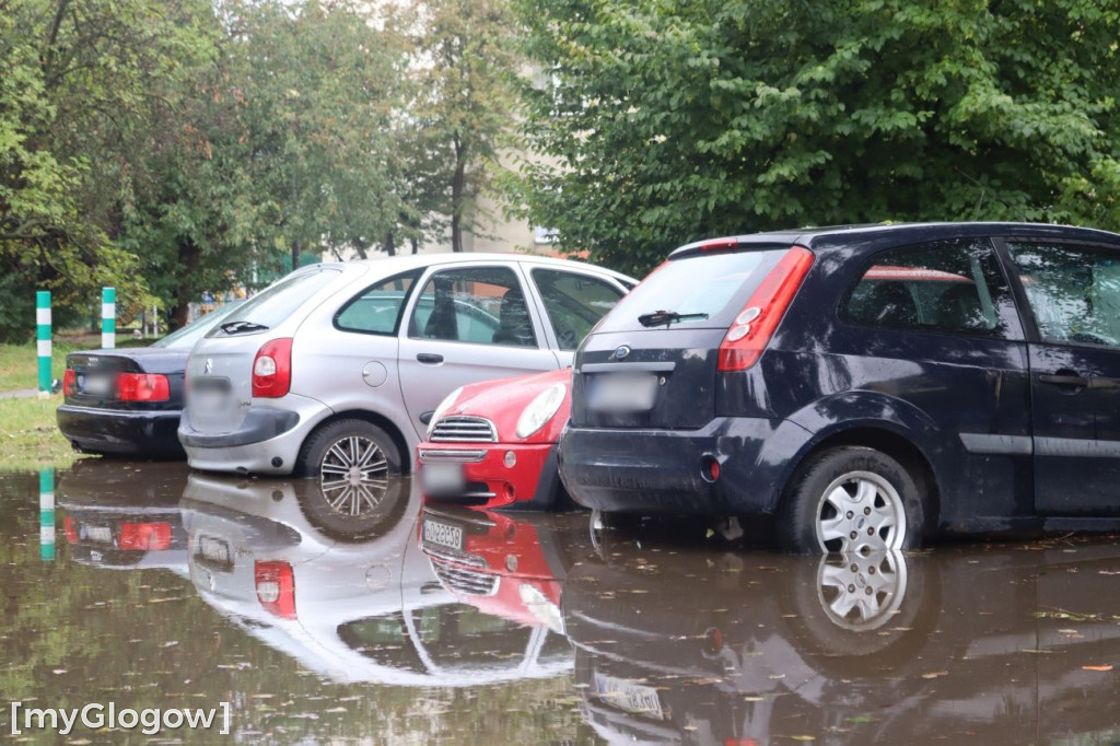 Głogów po deszczu