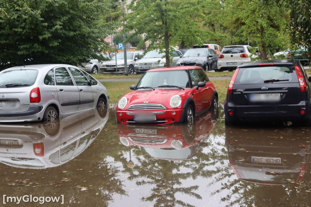 Głogów po deszczu
