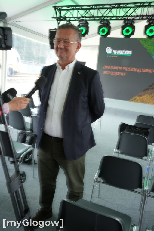 Pol-Miedż Trans prezentacja lokomotywy