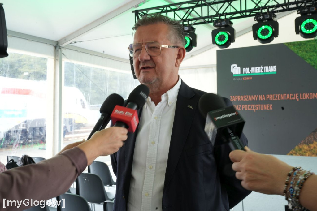 Pol-Miedż Trans prezentacja lokomotywy