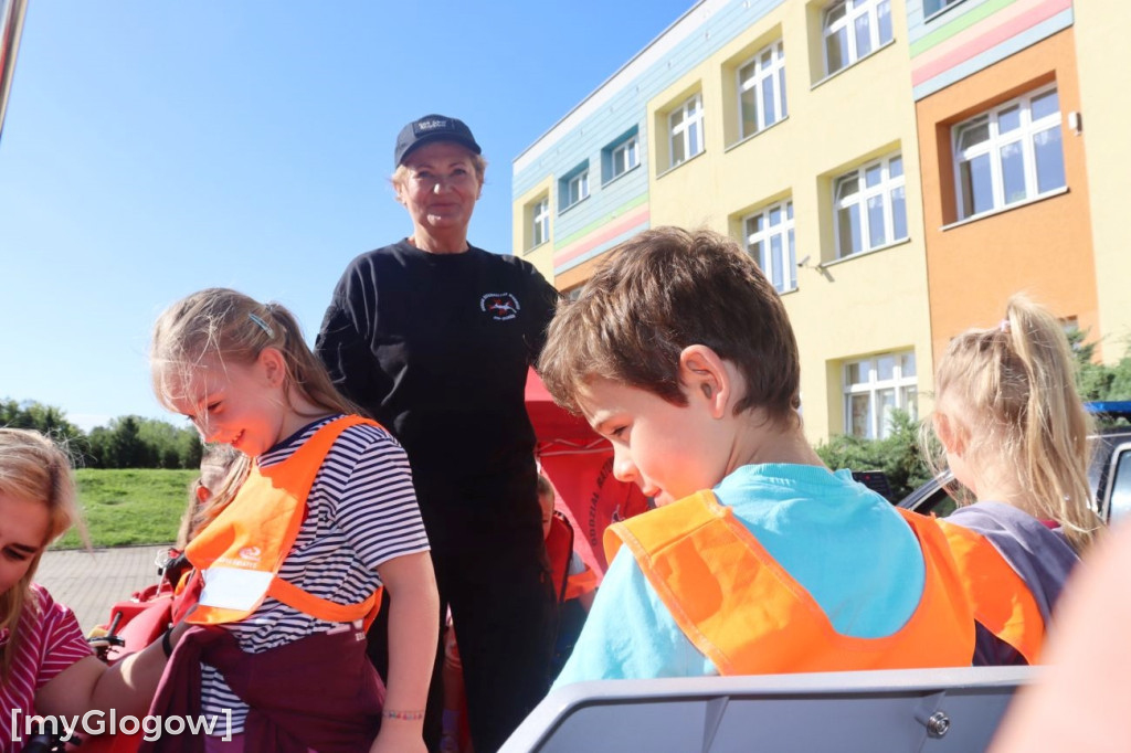 Policja, straż, ratownicy w SP 3