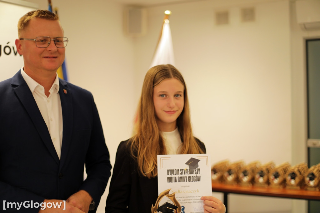 Stypendia dla najlepszych uczniów z gminy Głogów