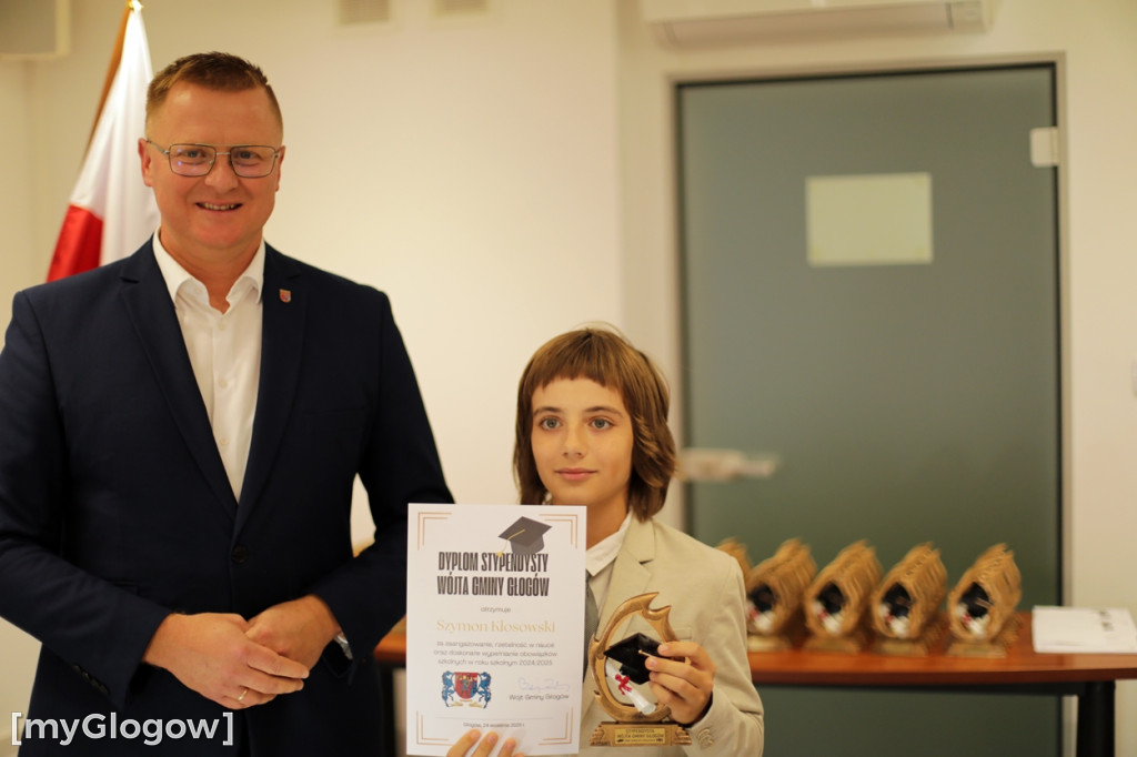 Stypendia dla najlepszych uczniów z gminy Głogów
