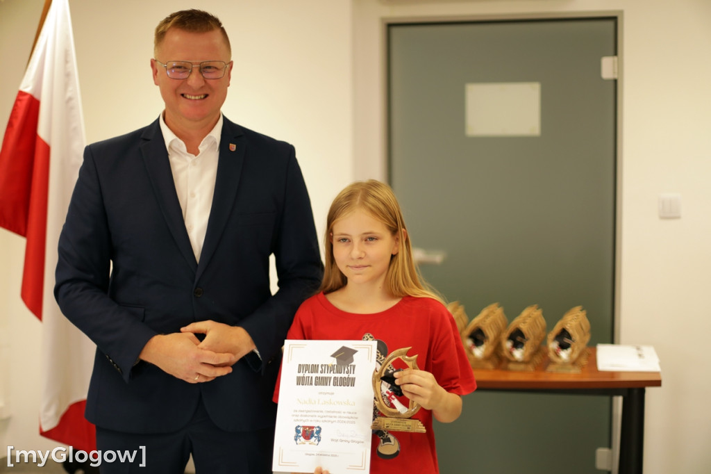 Stypendia dla najlepszych uczniów z gminy Głogów
