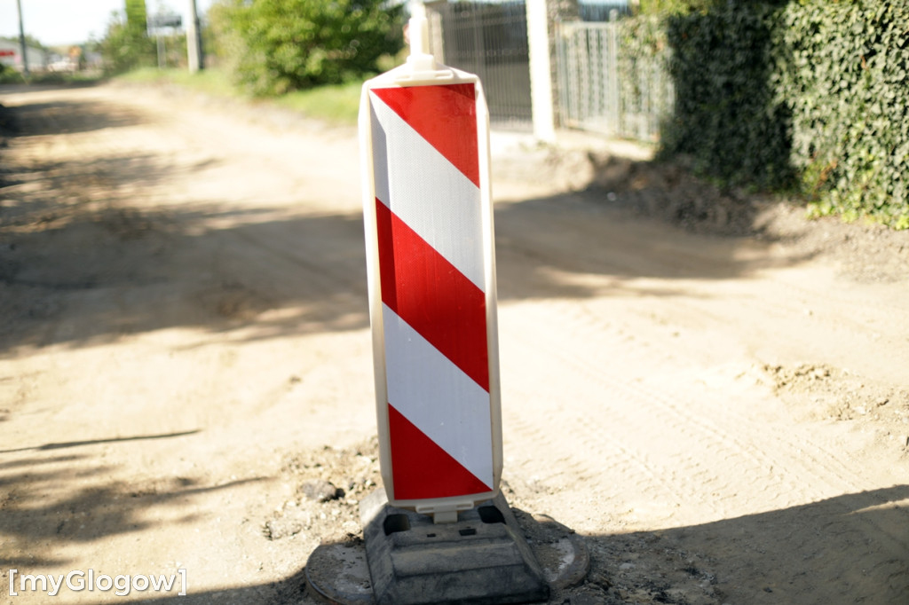 Ulica Tęczowa w remoncie