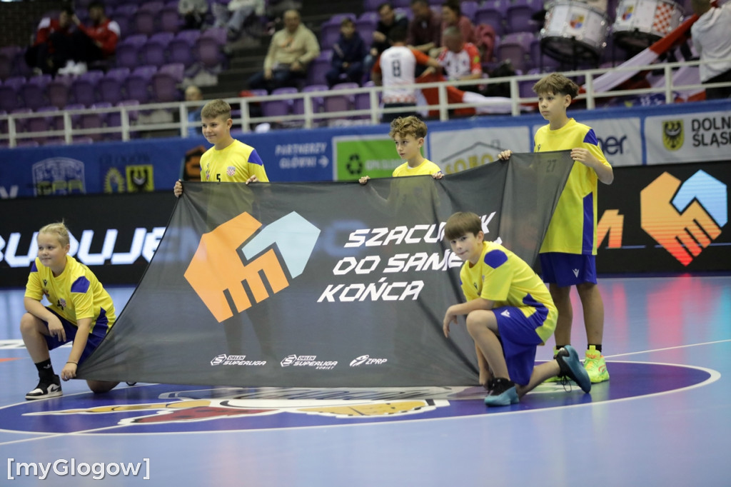 Chrobry grał z mistrzem Polski