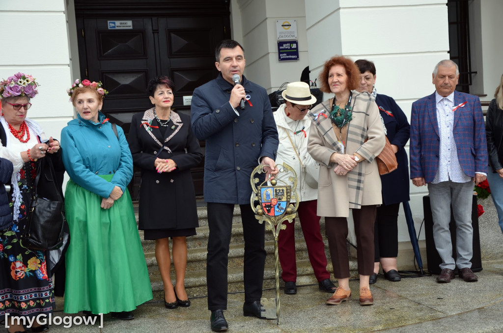 Korowód seniorów w Głogowie