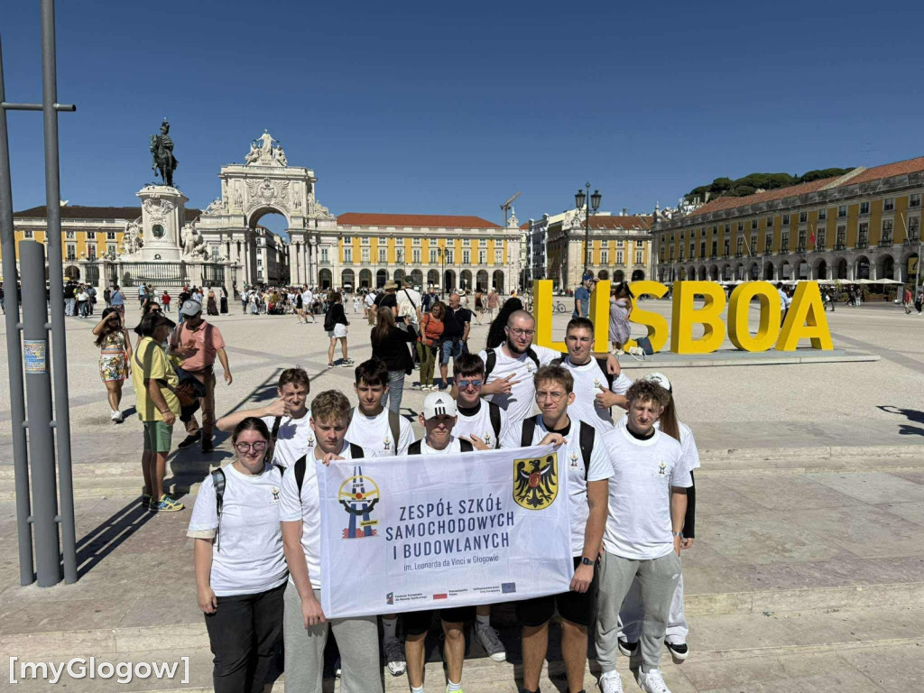 Głogowska budowlanka na praktykach w Portugalii