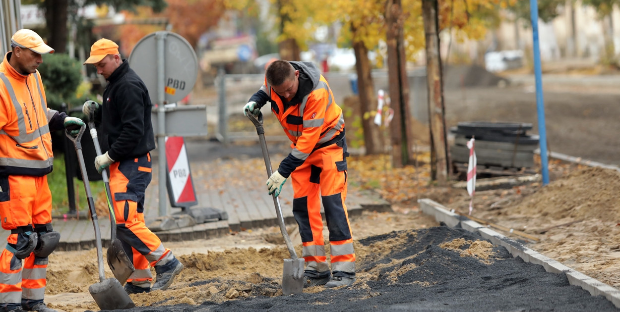 Tutaj prace na Sikorskiego się kończą