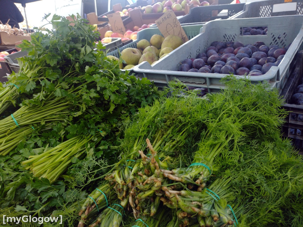 Ceny warzyw i owoców na targu w Głogowie