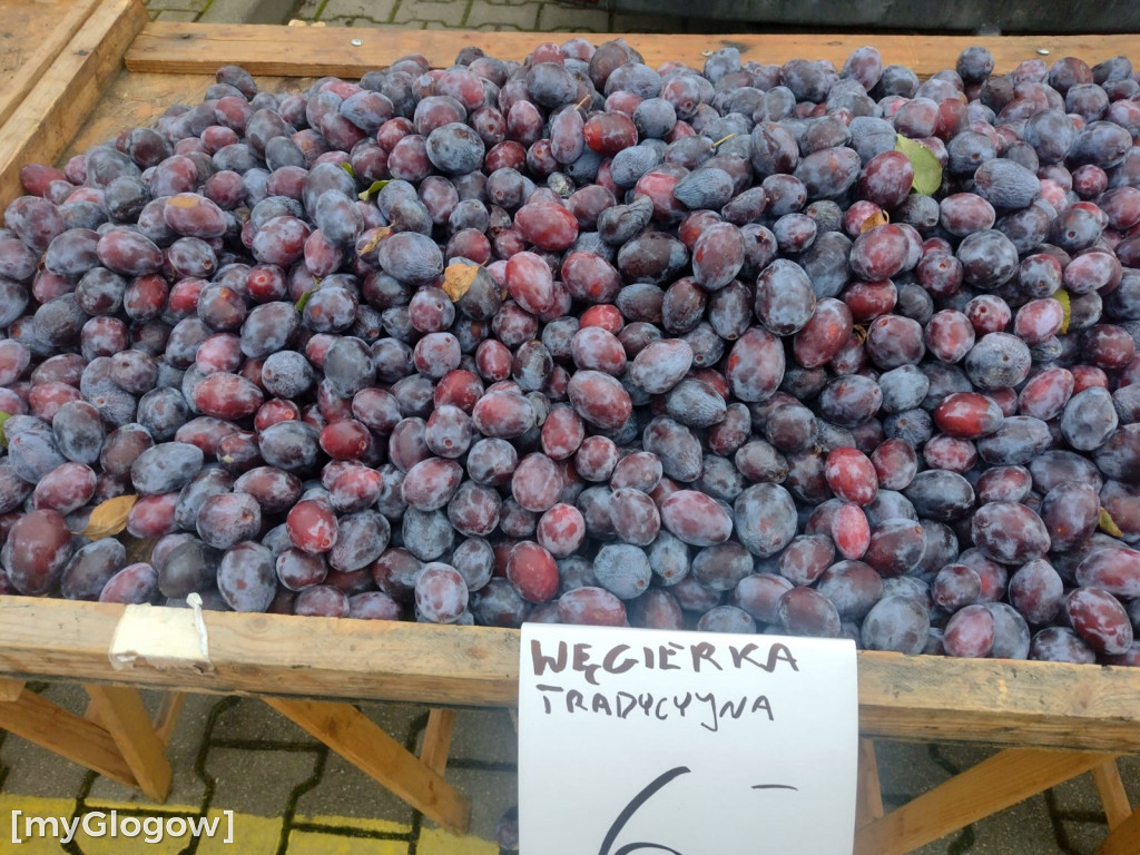 Ceny warzyw i owoców na targu w Głogowie