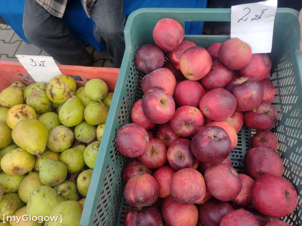 Ceny warzyw i owoców na targu w Głogowie
