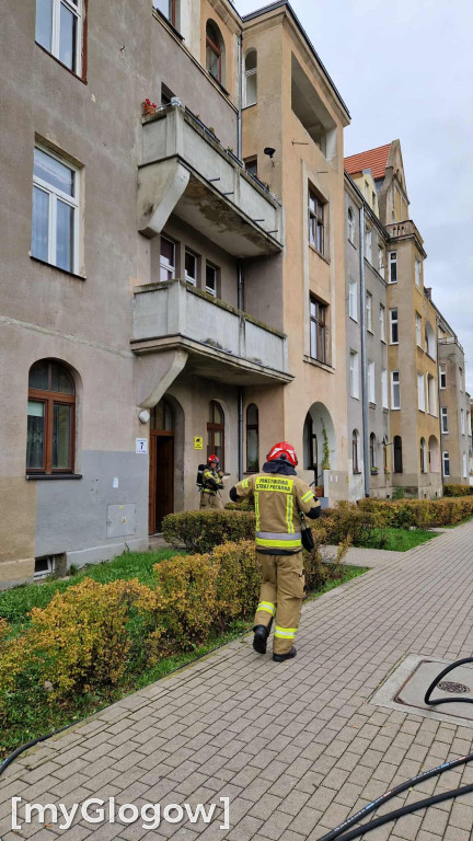 Akcja strażaków na Wałach Chrobrego