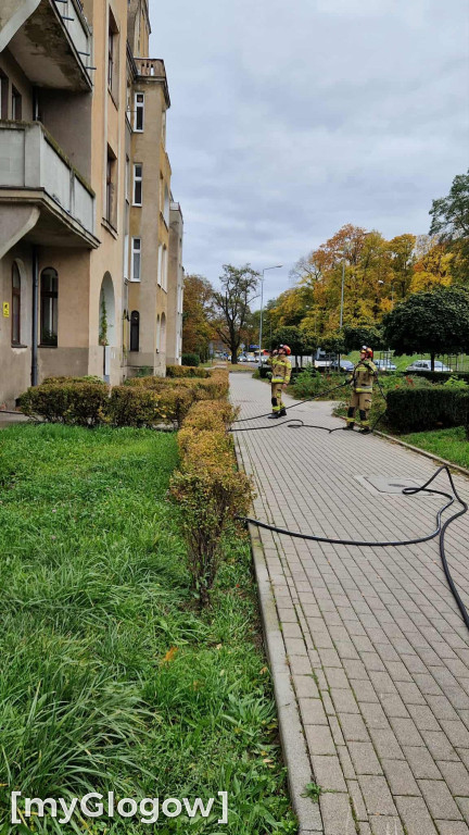 Akcja strażaków na Wałach Chrobrego