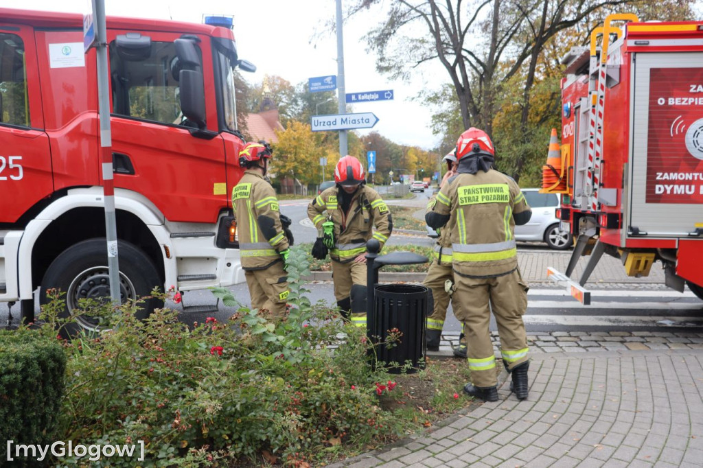 Akcja strażaków na Wałach Chrobrego