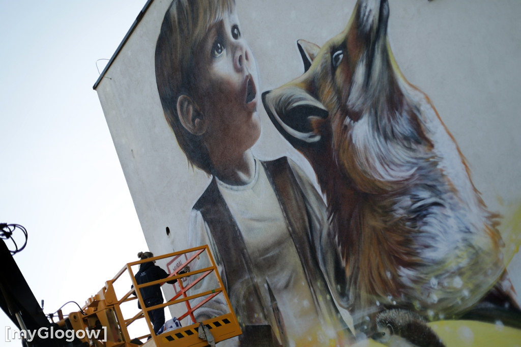 Wielki mural gotowy! A ona zapowiada, że tu wróci