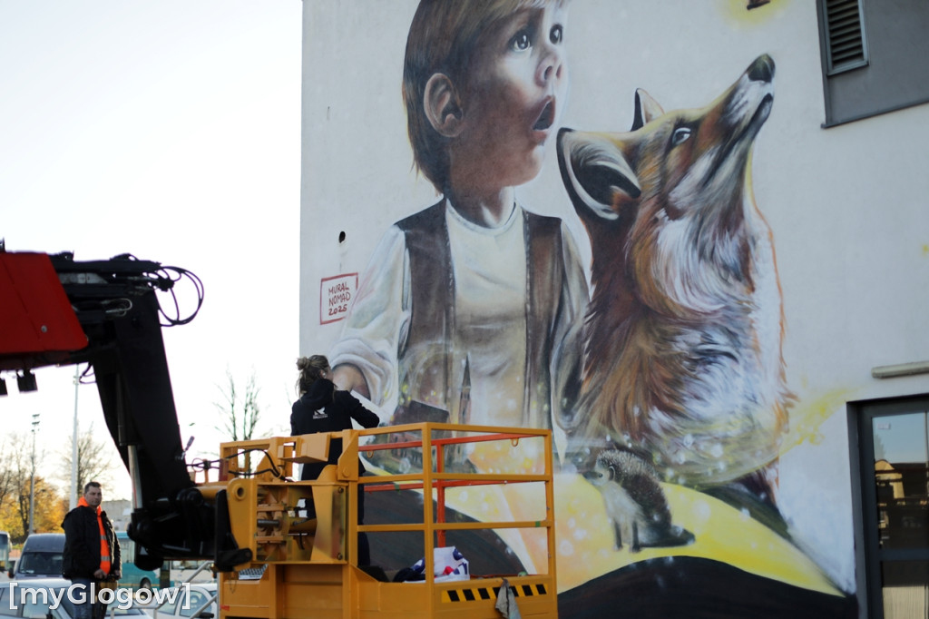 Wielki mural gotowy! A ona zapowiada, że tu wróci