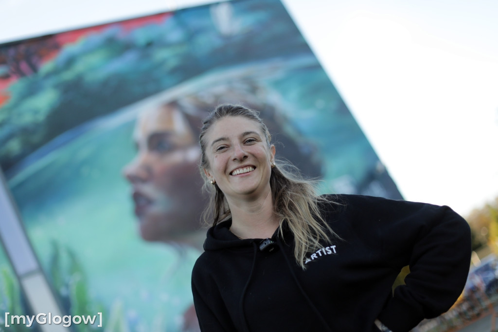 Wielki mural gotowy! A ona zapowiada, że tu wróci