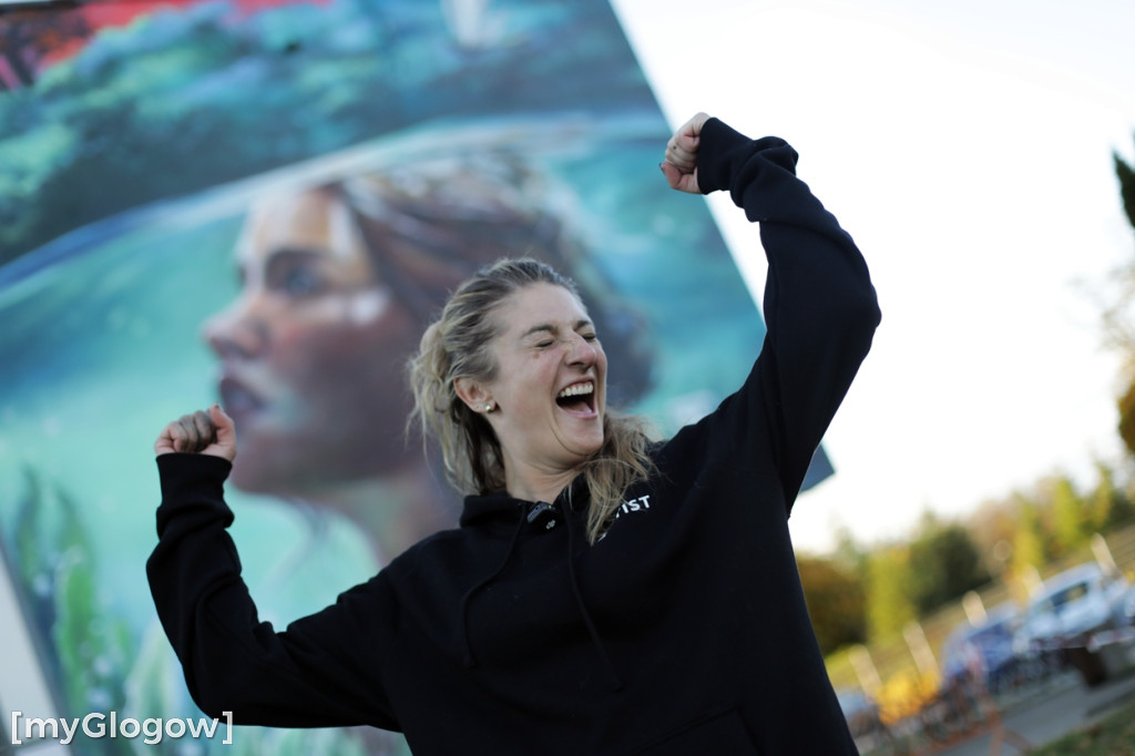 Wielki mural gotowy! A ona zapowiada, że tu wróci