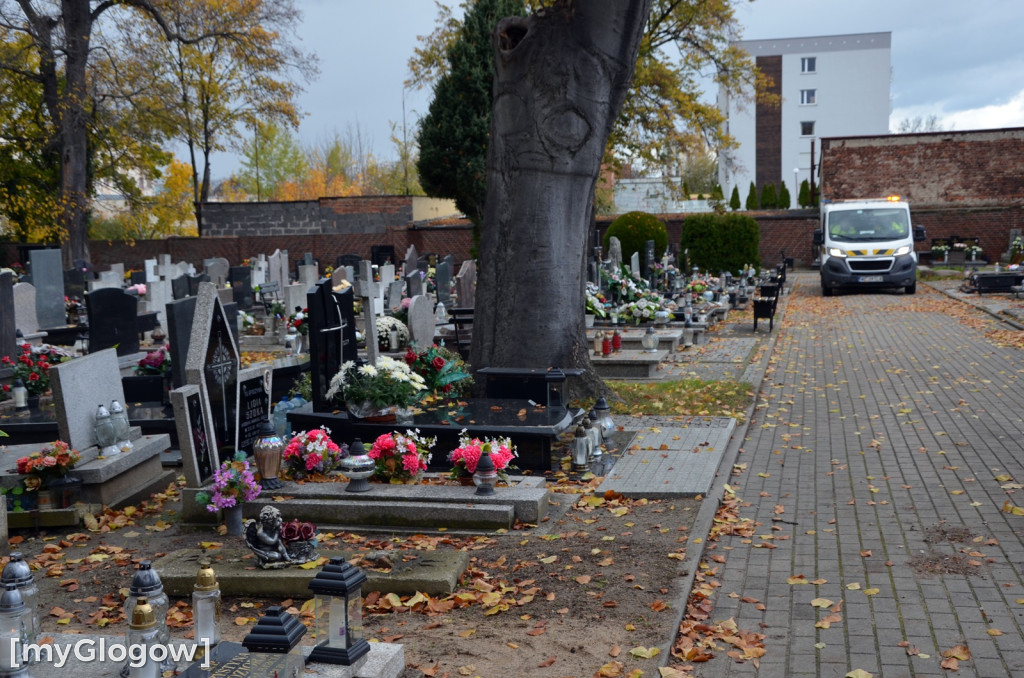 Przygotowania na cmentarzu przy ul. Legnickiej