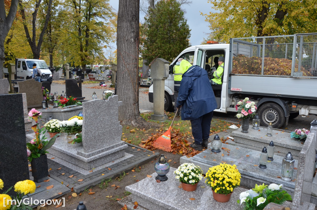 Przygotowania na cmentarzu przy ul. Legnickiej