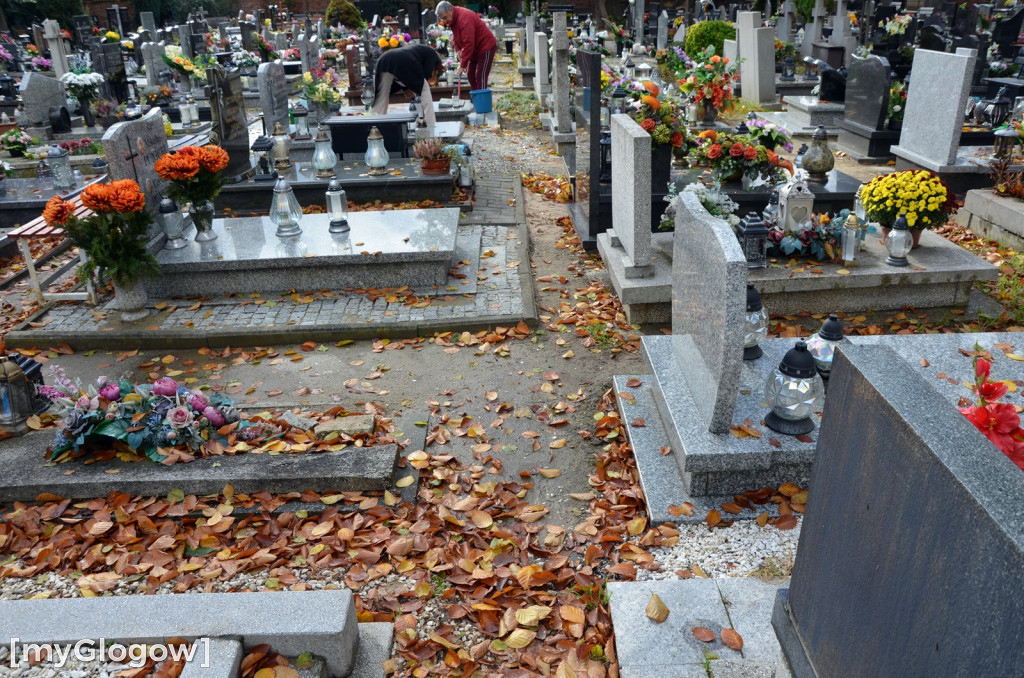 Przygotowania na cmentarzu przy ul. Legnickiej