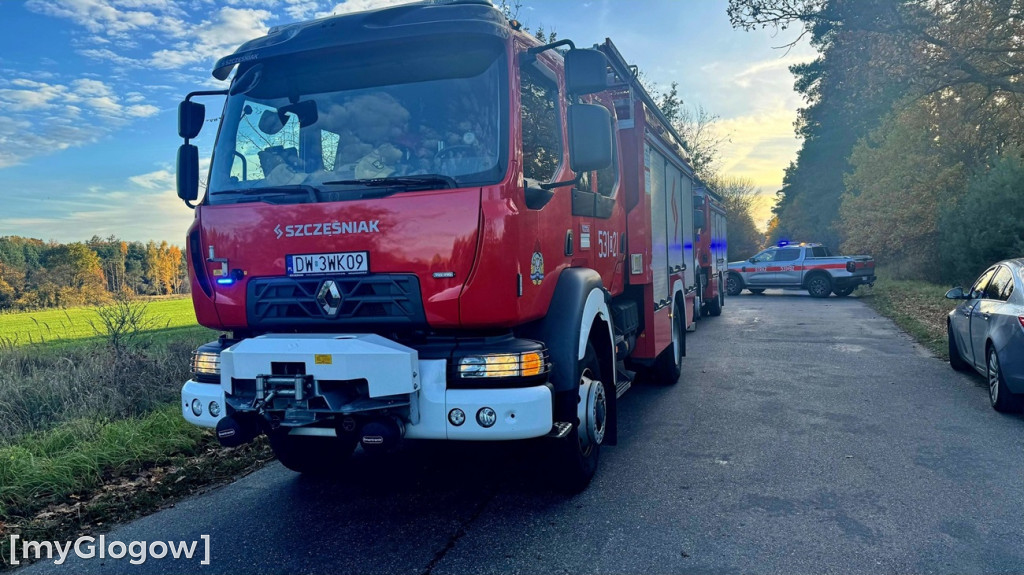 Auto staranowało ciągnik