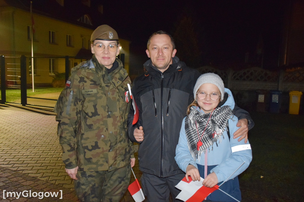 I Nocny Marszobieg dla Niepodłej w Grębocicach