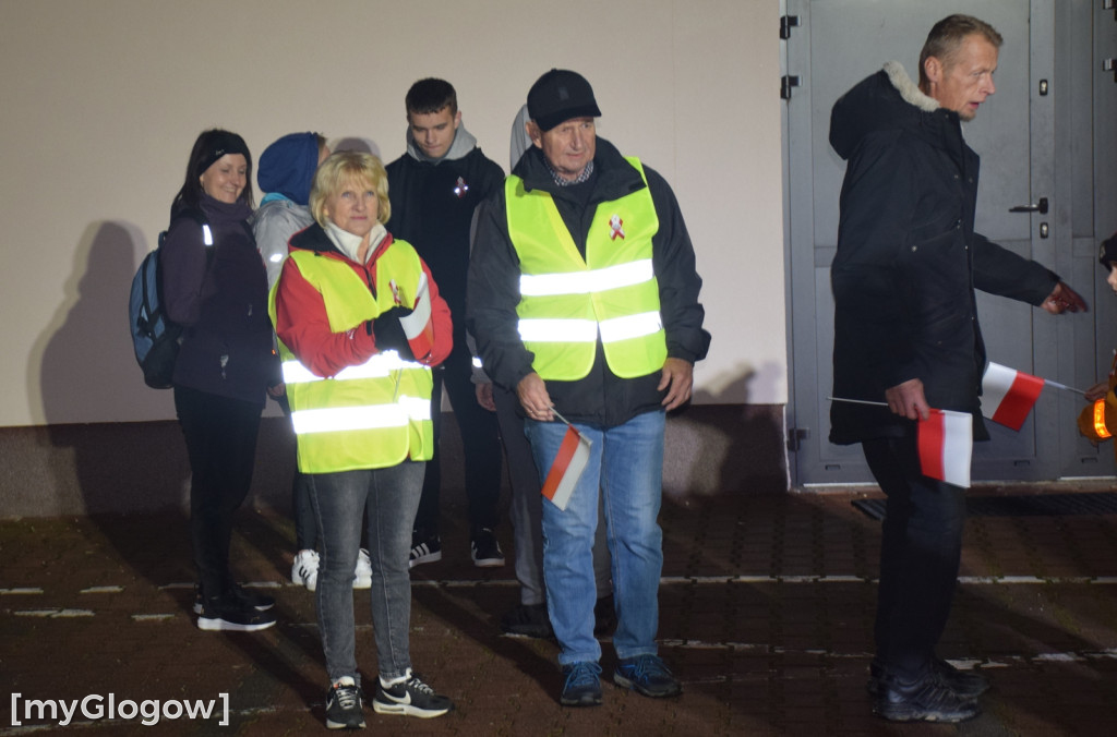 I Nocny Marszobieg dla Niepodłej w Grębocicach