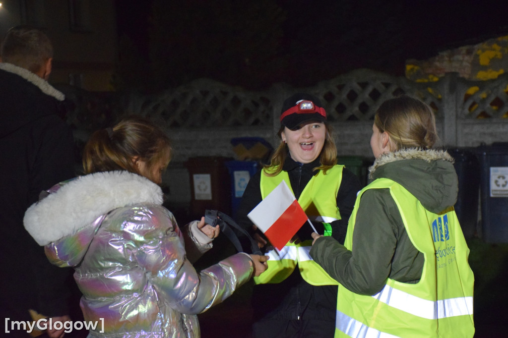 I Nocny Marszobieg dla Niepodłej w Grębocicach