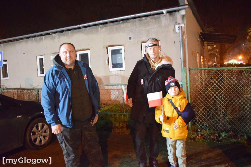 I Nocny Marszobieg dla Niepodłej w Grębocicach