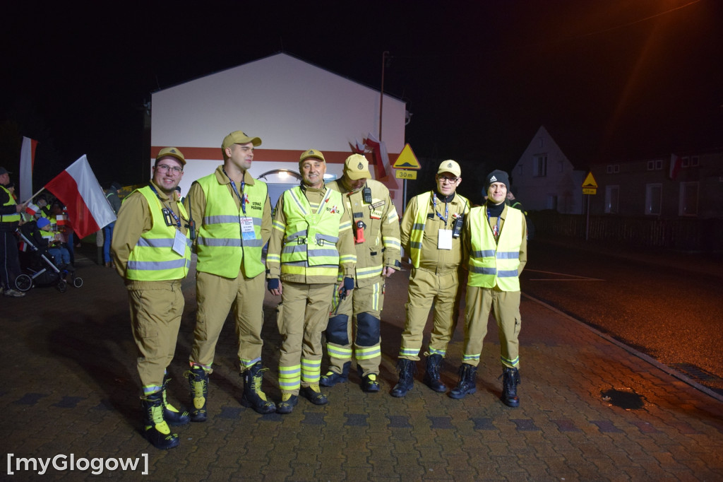I Nocny Marszobieg dla Niepodłej w Grębocicach