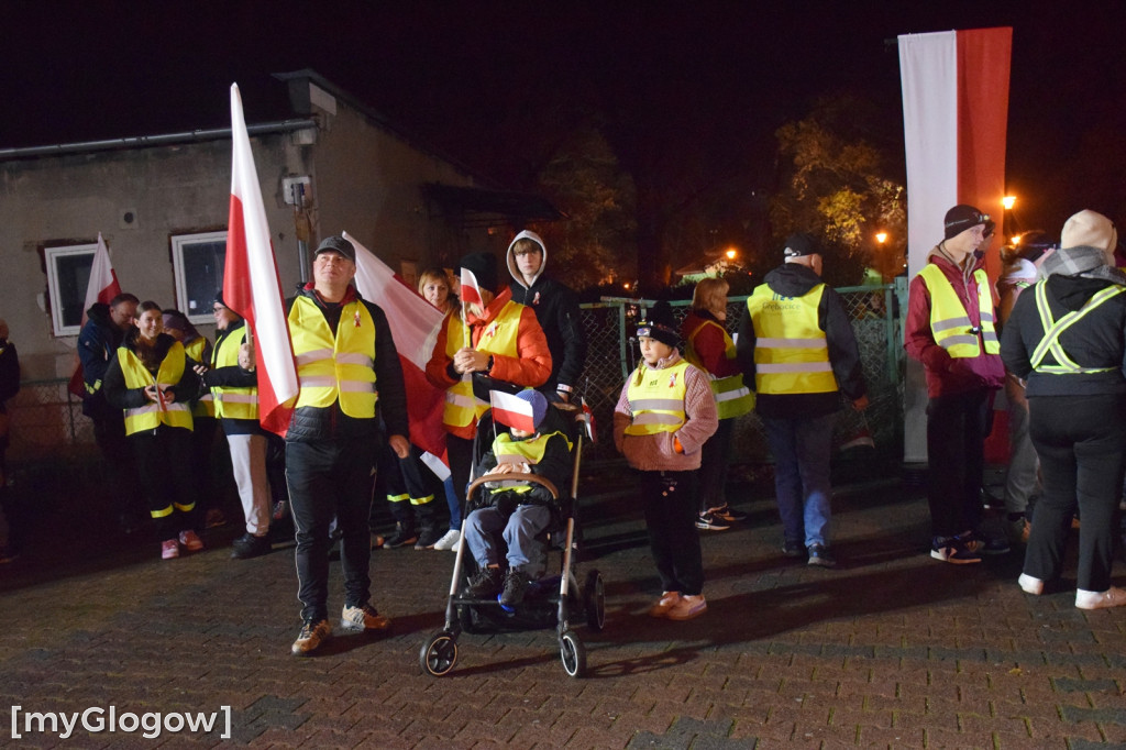 I Nocny Marszobieg dla Niepodłej w Grębocicach