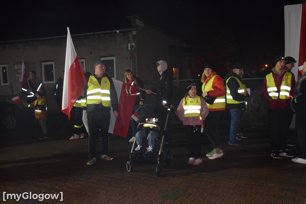 I Nocny Marszobieg dla Niepodłej w Grębocicach