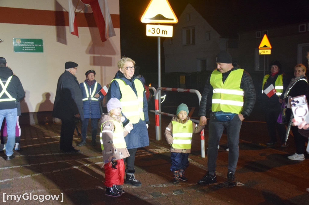 I Nocny Marszobieg dla Niepodłej w Grębocicach