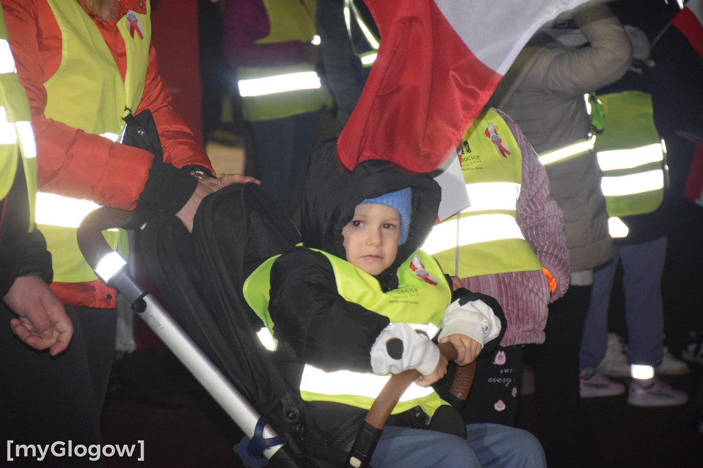 I Nocny Marszobieg dla Niepodłej w Grębocicach