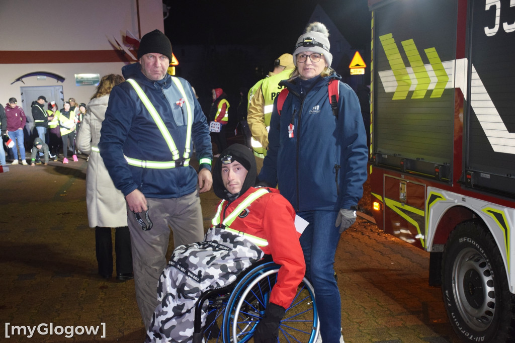 I Nocny Marszobieg dla Niepodłej w Grębocicach