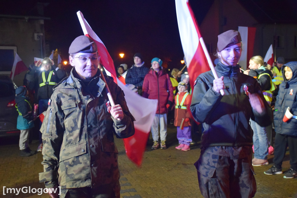 I Nocny Marszobieg dla Niepodłej w Grębocicach