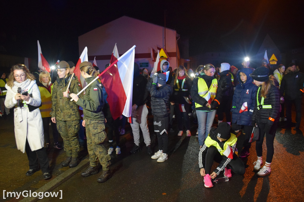 I Nocny Marszobieg dla Niepodłej w Grębocicach